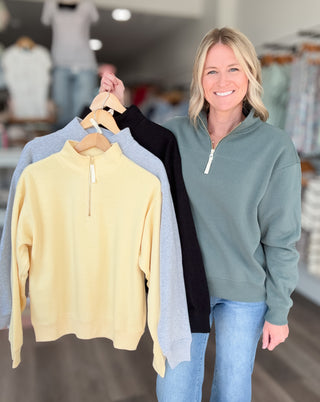 Out & About Quarter Zip Fleece Pullover