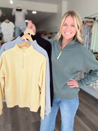 Out & About Quarter Zip Fleece Pullover