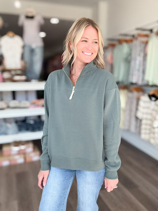 Out & About Quarter Zip Fleece Pullover
