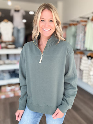 Out & About Quarter Zip Fleece Pullover