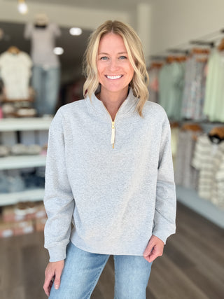 Out & About Quarter Zip Fleece Pullover