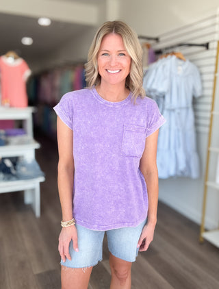 Effortless Cuffed Short Sleeved Tee