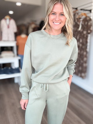 Yes Please Scuba Sweatshirt & Joggers Set
