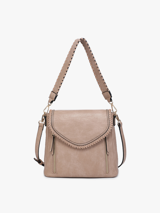 Jen & Co. Lorelei Double Zip Crossbody Purse