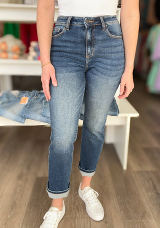 Josie Straight Fit High Waisted Jeans