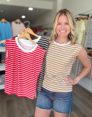 Main Street Striped Tank Top