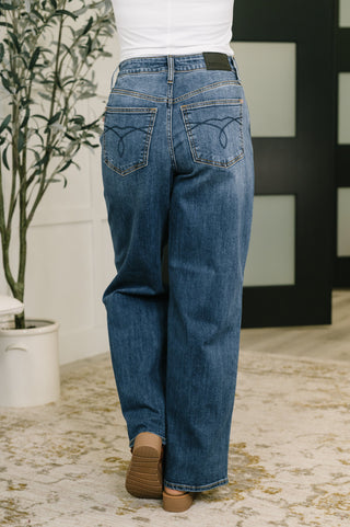 Judy Blue Marie High Waist Wilhelmina Baggy Jeans