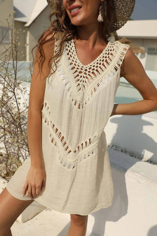 Summer Days V Neck Swim Cover Up