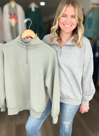 Ultra Soft Half Zip Pullover