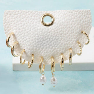 Timeless Gold Hoop Earrings Set