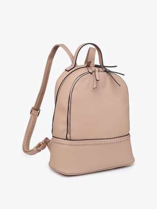 Jen & Co. Stitch Detail 2 Compartment Backpack