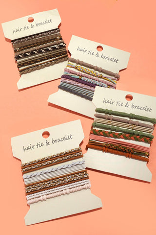 Boho Duo Bracelet Hair Ties