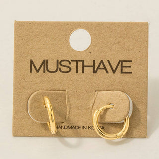 Minimalist Mini Huggie Earrings
