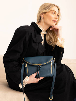 Jen & Co. Aubree Flapover Multi-Compartment Crossbody Bag