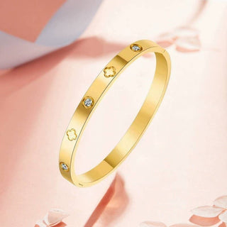 18K Stainless Steel Bangle Bracelet
