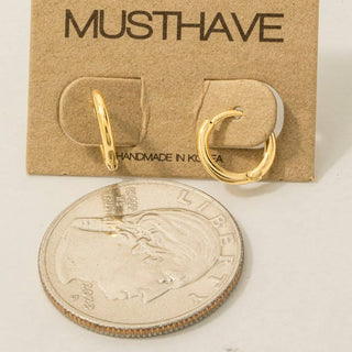 Minimalist Mini Huggie Earrings