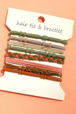 Boho Duo Bracelet Hair Ties