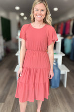 Load image into Gallery viewer, Charming &amp; Sweet Short Sleeve Dress
