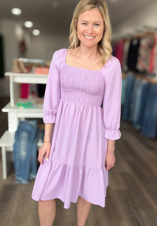 Evie Smocked Bodice Dress