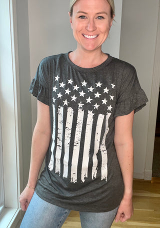 Stars and Stripes Graphic T-Shirt