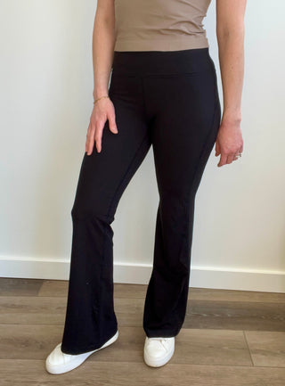 Everyday Black Butter Soft Flare Leggings