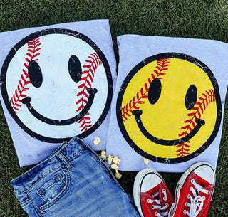 Baseball & Softball Happy Tee