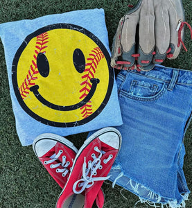 Baseball & Softball Happy Tee