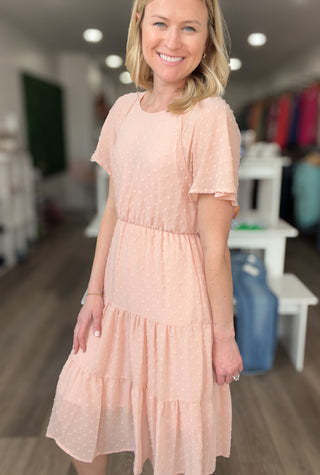 Charming & Sweet Short Sleeve Dress