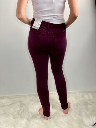 KanCan Burgundy Skinny Jeans