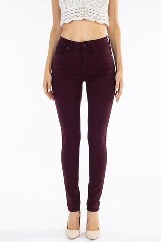 KanCan Burgundy Skinny Jeans