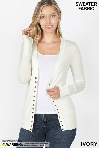 Snap Button Cardigan