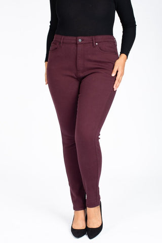 KanCan Burgundy Skinny Jeans Plus