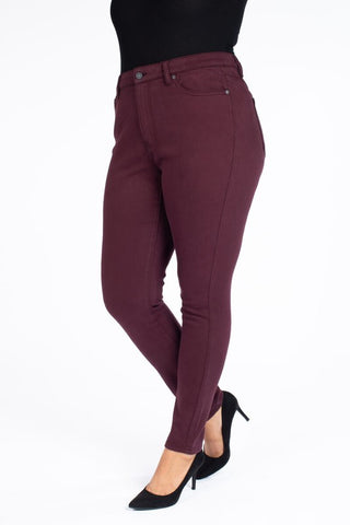 KanCan Burgundy Skinny Jeans Plus