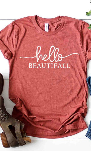 Hello BeautiFALL Plus Tee