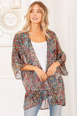 Multicolor Kimono