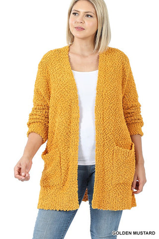 Popcorn Cardigan Plus