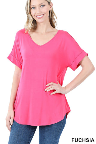 Rolled Sleeve Tee