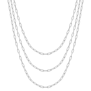 Triple Layered Chain Necklace