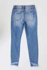 KanCan Mid Rise Distressed Skinnies