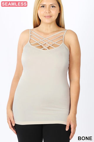 Plus Criss Cross Tank