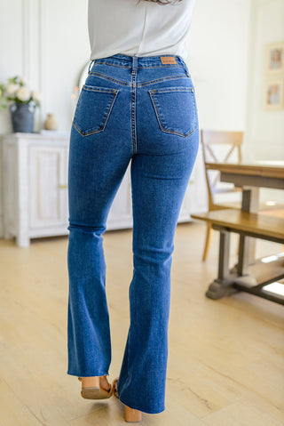 Judy Blue Francine Tummy Control Flared Jeans