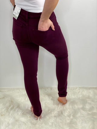 KanCan Burgundy Skinny Jeans