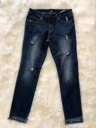 Step Hem Jeans Plus