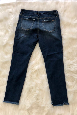 Step Hem Jeans Plus