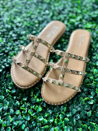 Pretty Girl Taupe Sandals