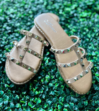 Pretty Girl Taupe Sandals