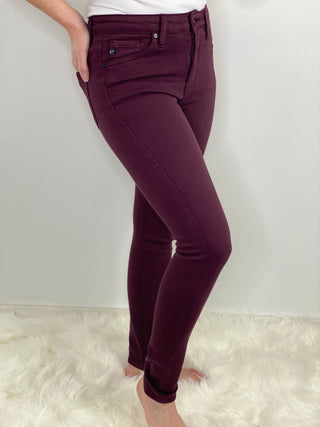 KanCan Burgundy Skinny Jeans