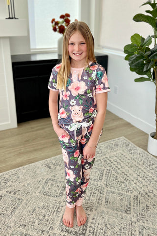 PREORDER: Matching Short Sleeve Pajamas in Assorted Prints