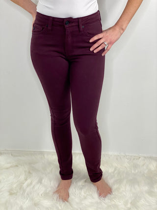 KanCan Burgundy Skinny Jeans