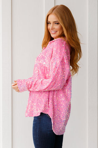 Seeking Love Sequin Shirt